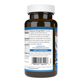 Carlson Omega-3 Minis 1000 mg gélules molles sur une table