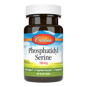 Carlson Phosphatidyl Serine 100 mg gélules molles, vue de face