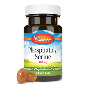 Carlson Phosphatidyl Serine gélules molles ouvertes