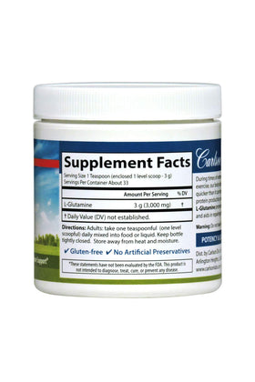 Carlson Poudre L-Glutamine 150 g avec dosette