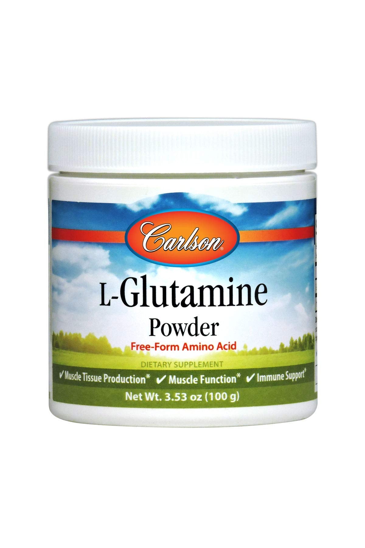 Carlson Poudre L-Glutamine 3000 mg 150 g vue de face