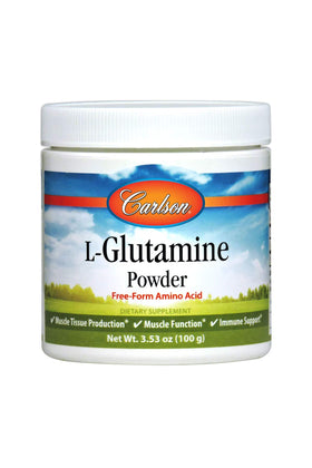 Carlson Poudre L-Glutamine 3000 mg 150 g vue de face