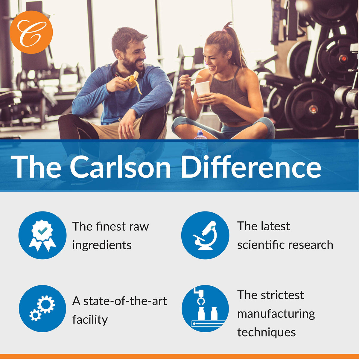 Carlson Super-C Complex 500 mg, comprimés dans un verre