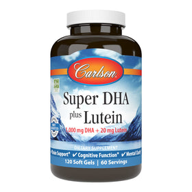 Carlson Super DHA Plus Lutein 1000 mg gélules avant