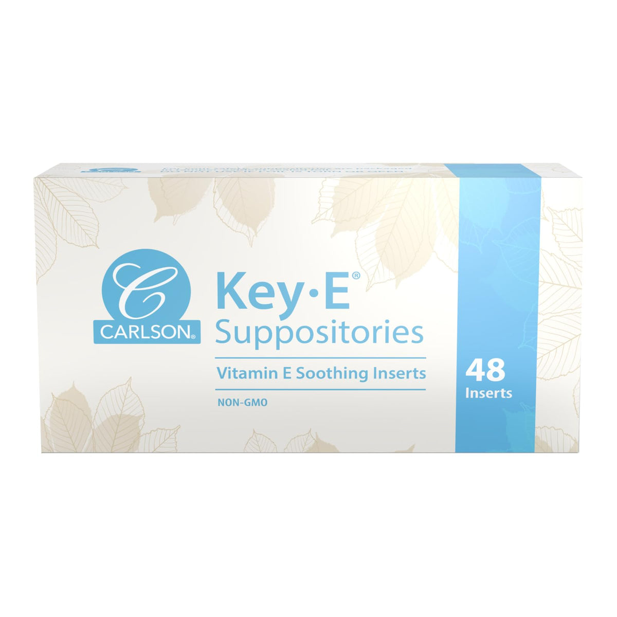 Carlson suppositoires Key-E 20 mg vitamine E boîte 48 unités