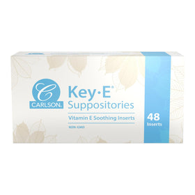 Carlson suppositoires Key-E 20 mg vitamine E boîte 48 unités