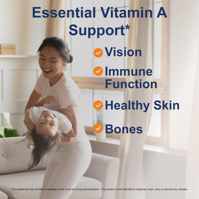 Carlson Vitamine A Palmitate 15 000 UI, vue arrière de l'emballage