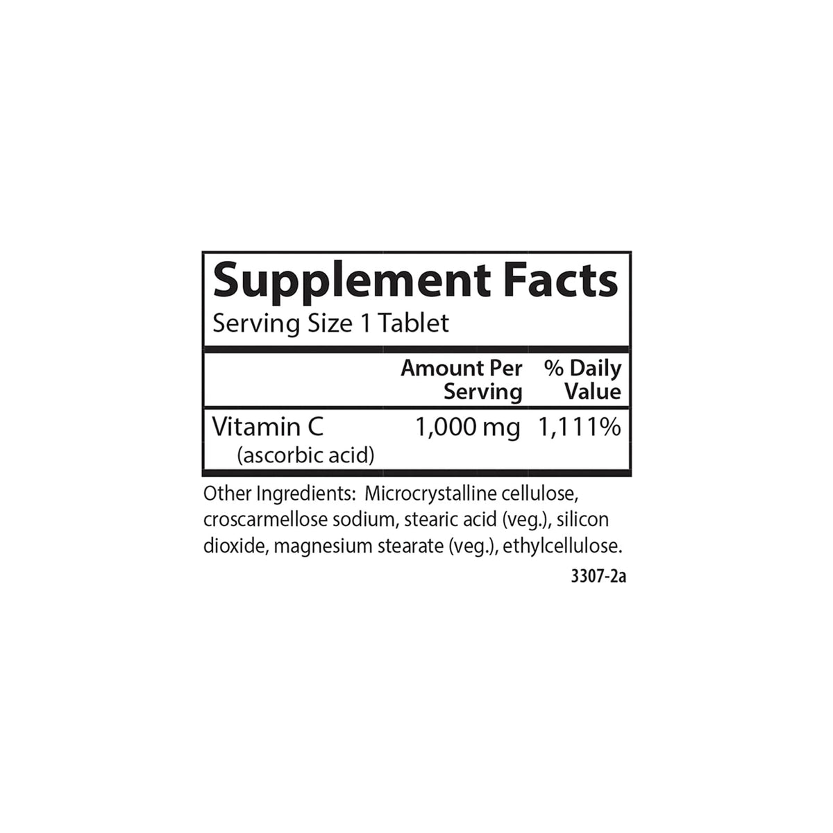 Carlson Vitamine C 1 000 mg comprimés dans la main