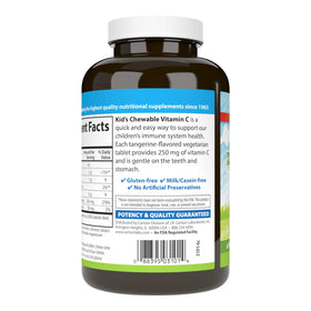 Carlson Vitamine C 250 mg Comprimés à Mâcher - Présentation des comprimés