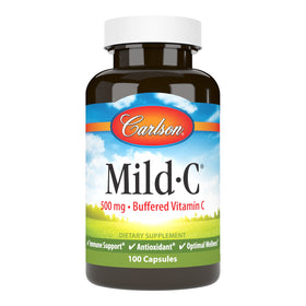 Carlson Vitamine C 500 mg 100 Capsules vue de face