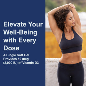 Carlson Vitamine D3 gélules molles en main