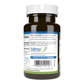 Carlson Vitamine K2 MK-7 45 mcg gélules douces côté