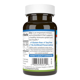 Carlson Zinc 15 mg comprimés sur une table