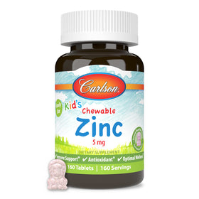 Carlson Zinc à Mâcher 5 mg, présentation des comprimés