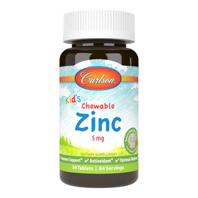 Carlson Zinc Enfants 5 mg 82 comprimés à mâcher en boîte