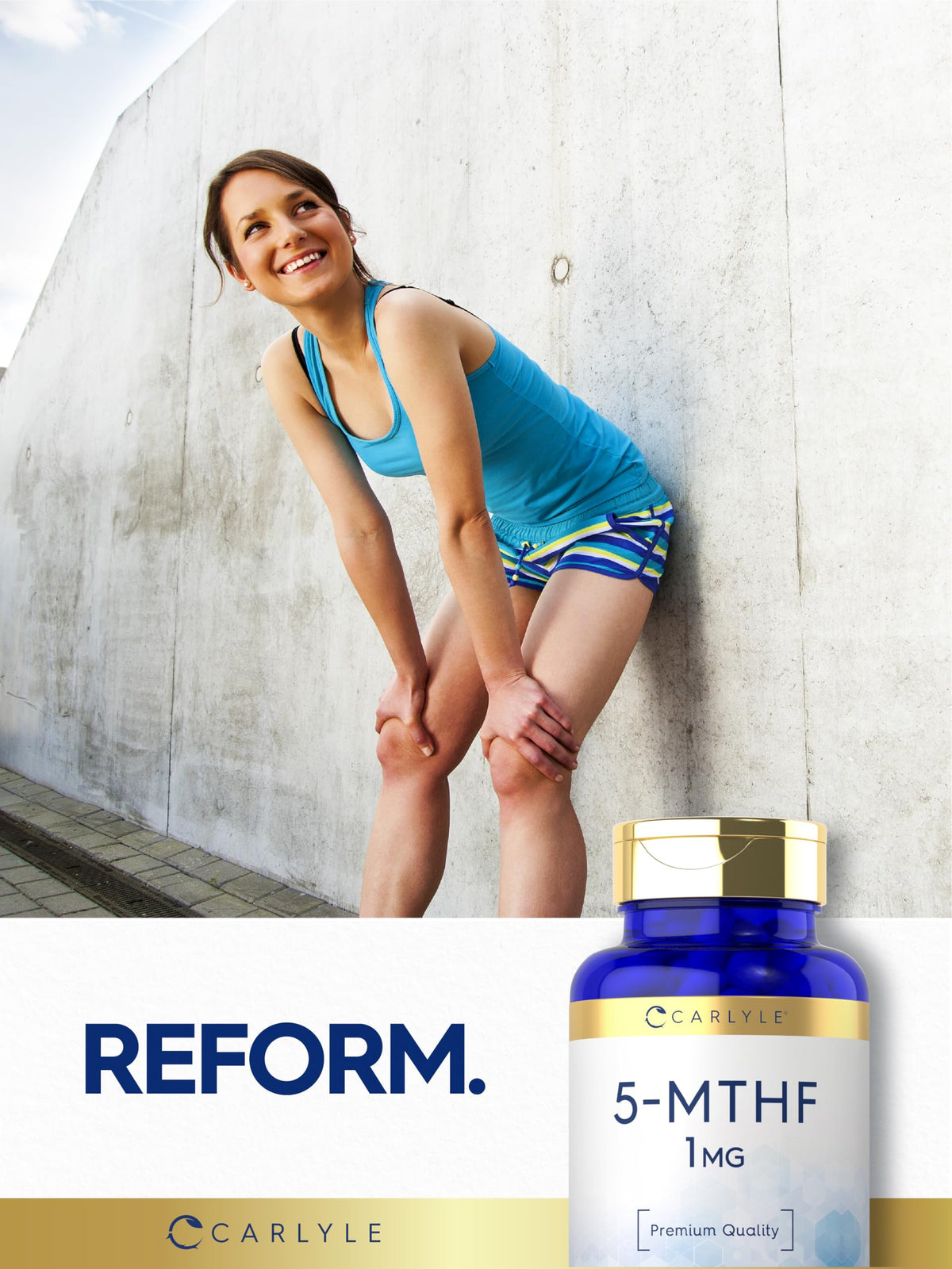 Carlyle 5-MTHF L Methylfolate 1mg capsules en usage quotidien