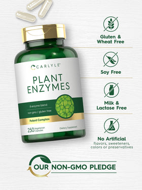 Carlyle 8 Enzymes Végétariennes sur fond blanc