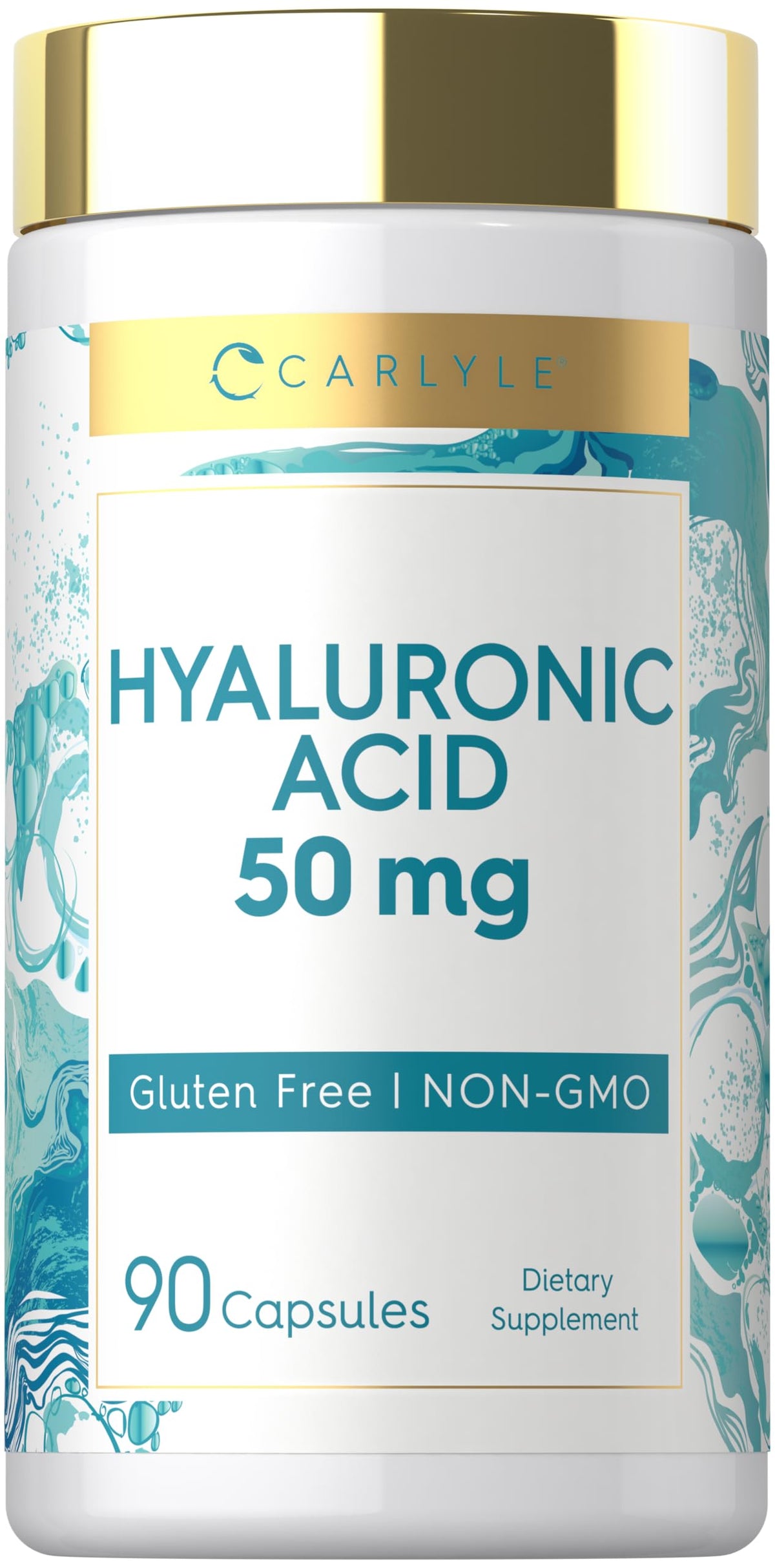 Carlyle Acide Hyaluronique 50 mg 90 Capsules, vue de face