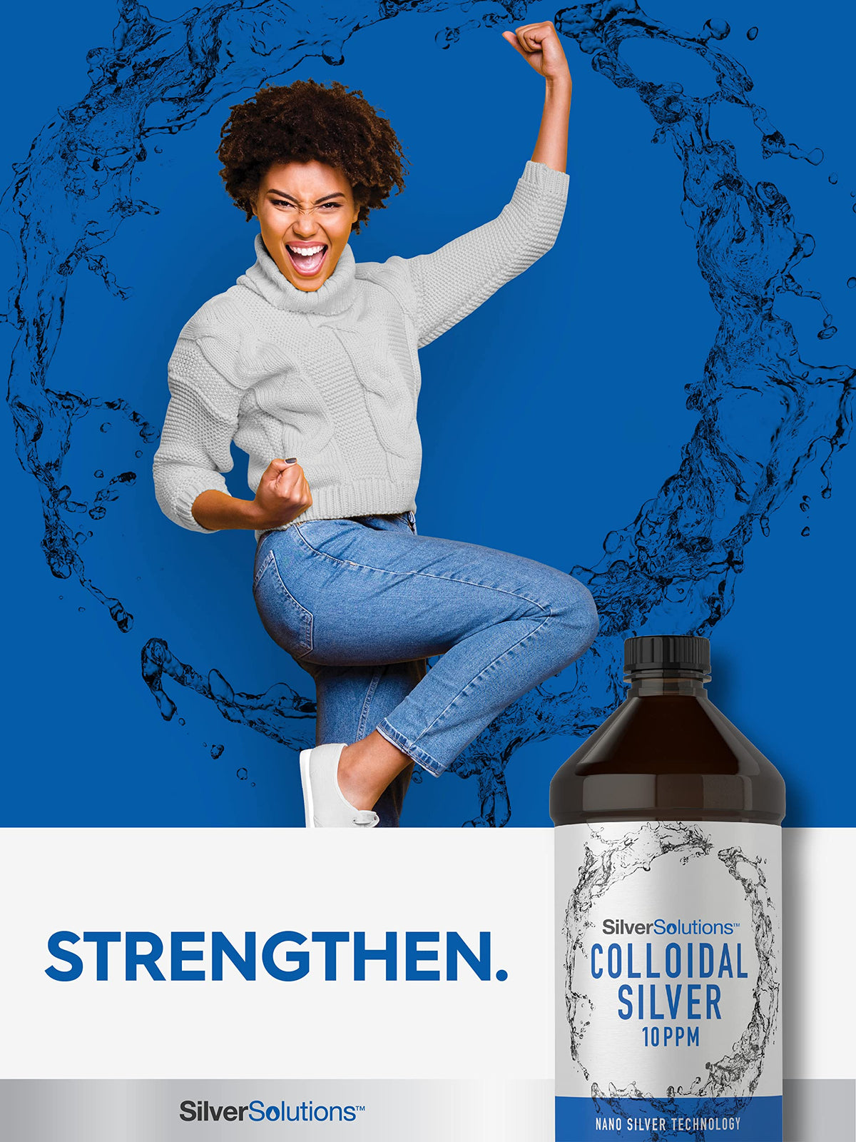 Carlyle Argent Colloïdal Liquide 10 PPM contenant