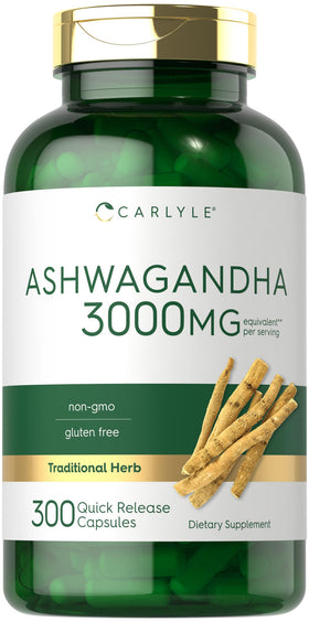 Carlyle Ashwagandha 300 capsules vue de face