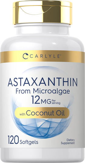 Carlyle Astaxanthin 12mg gélules molles, vue de face