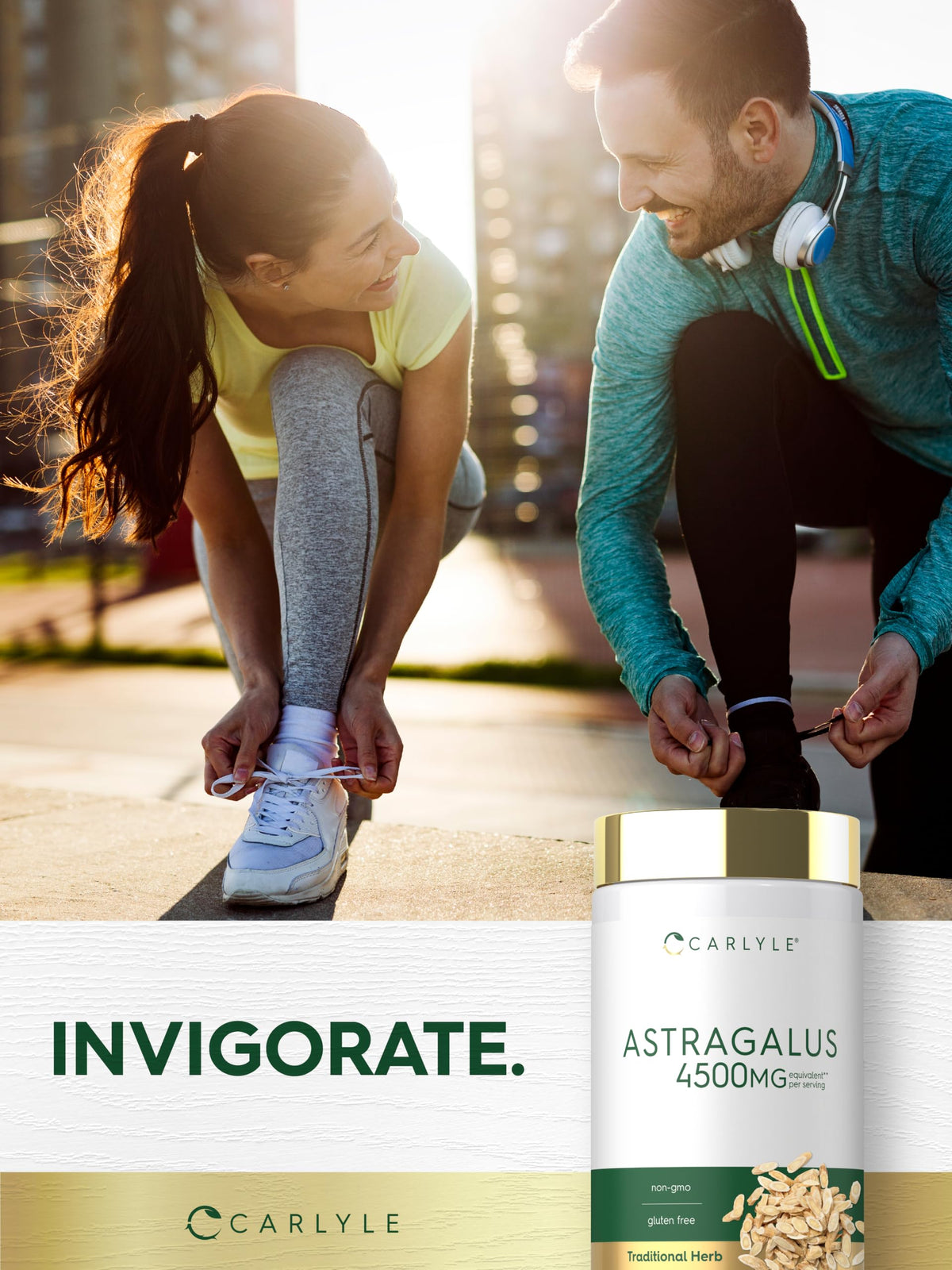 Carlyle Astragale Capsules sur un fond naturel