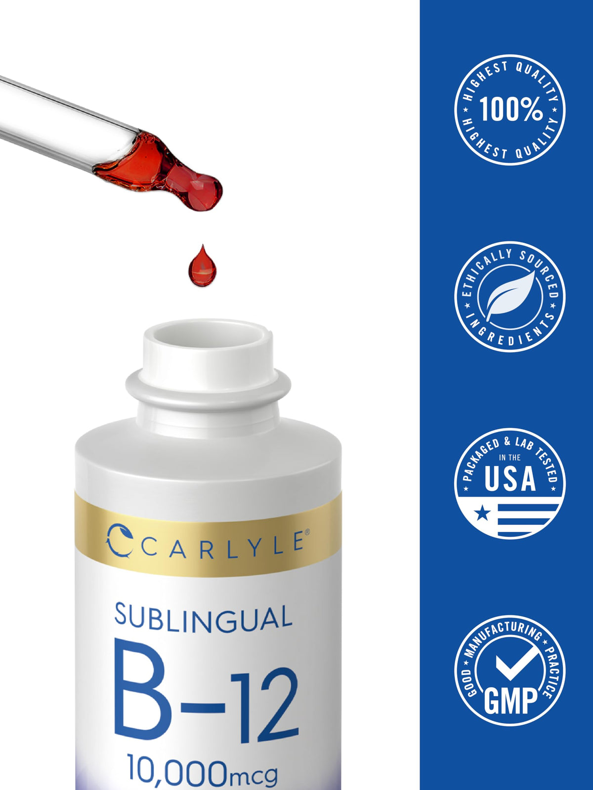 Carlyle B12 liquide 10 000 mcg avec fruits