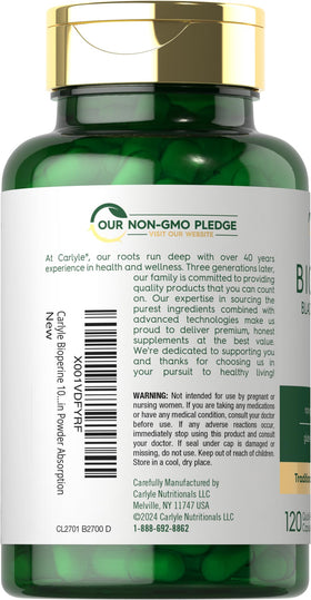 Carlyle Bioperine 10mg emballage avec étiquette