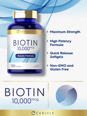 Carlyle Biotine 10 000 mcg gélules molles ouvertes