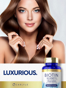 Carlyle Biotine 10000mcg 150 capsules à côté d'autres compléments alimentaires
