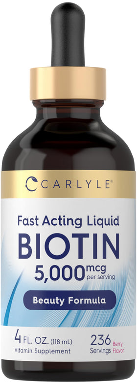 Carlyle Biotine Liquide 5000mcg flacon avant vue
