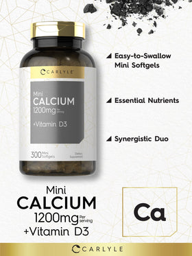 Carlyle Calcium 1200 mg softgels vue de côté