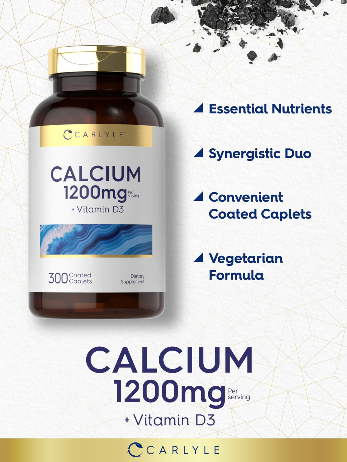 Carlyle Calcium 1200mg arrière de la boîte