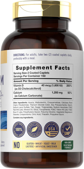 Carlyle Calcium 1200mg comprimé en gros plan