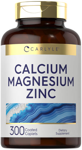 Carlyle Calcium Magnésium Zinc 300 comprimés en vue de face