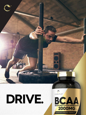 Carlyle Capsules BCAA 2000 mg 400 comprimés dans un bol