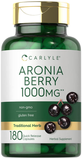Carlyle Capsules de Baies d'Aronia 180 pilules, emballage avant