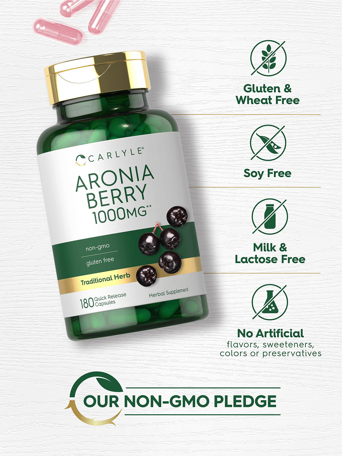 Carlyle Capsules de Baies d'Aronia, zoom sur une capsule