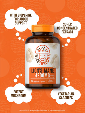 Carlyle capsules de Lion's Mane avec Bioperine
