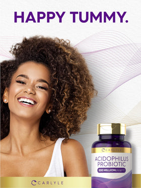 Carlyle capsules probiotiques Acidophilus, mise en scène lifestyle