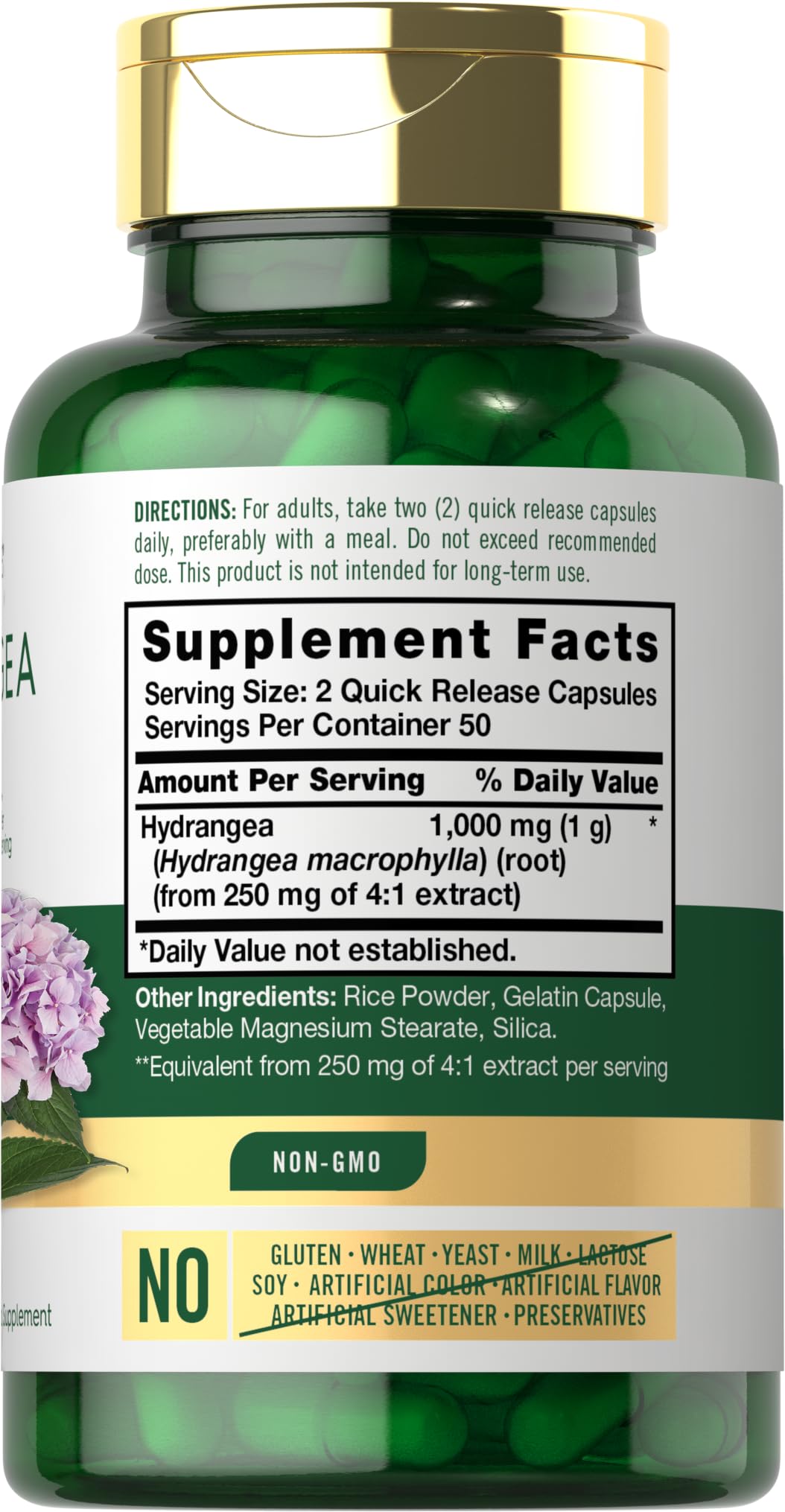 Carlyle Capsules Racine d'Hydrangée 100 Comp. vue arrière