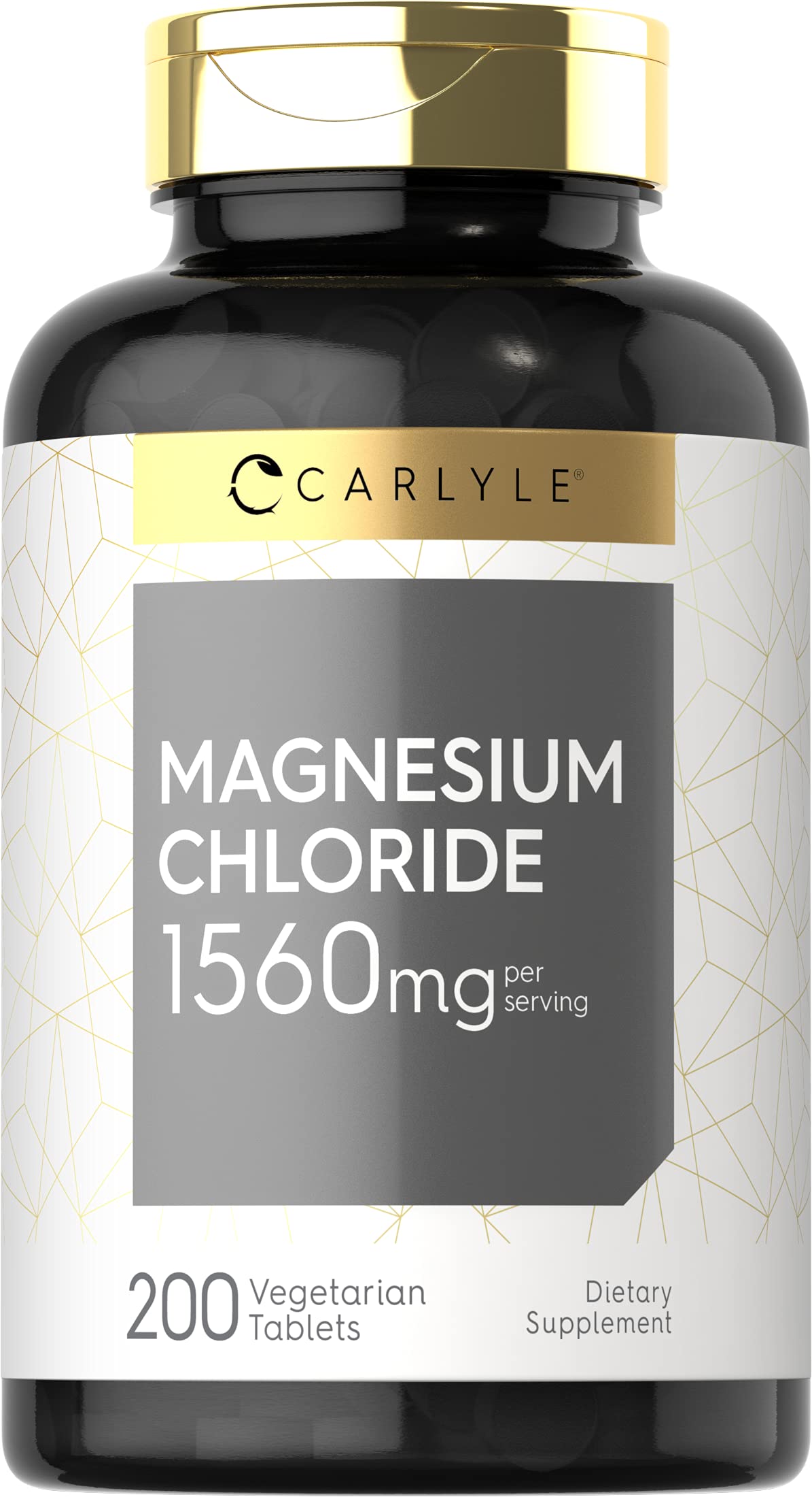 Carlyle Chlorure de Magnésium 200 comprimés vue avant