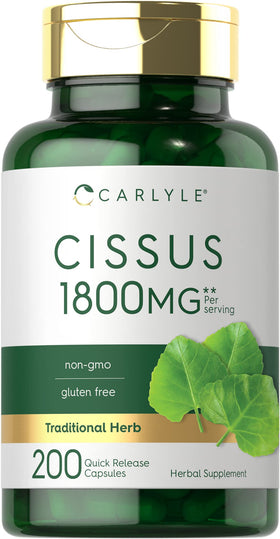 Carlyle Cissus Quadrangularis 200 capsules, vue de l'emballage avant