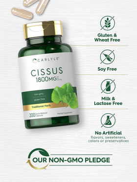 Carlyle Cissus Quadrangularis, vue latérale de l'emballage