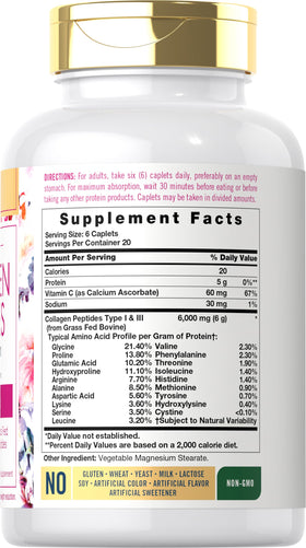 Carlyle collagène 6000mg emballage avec étiquettes