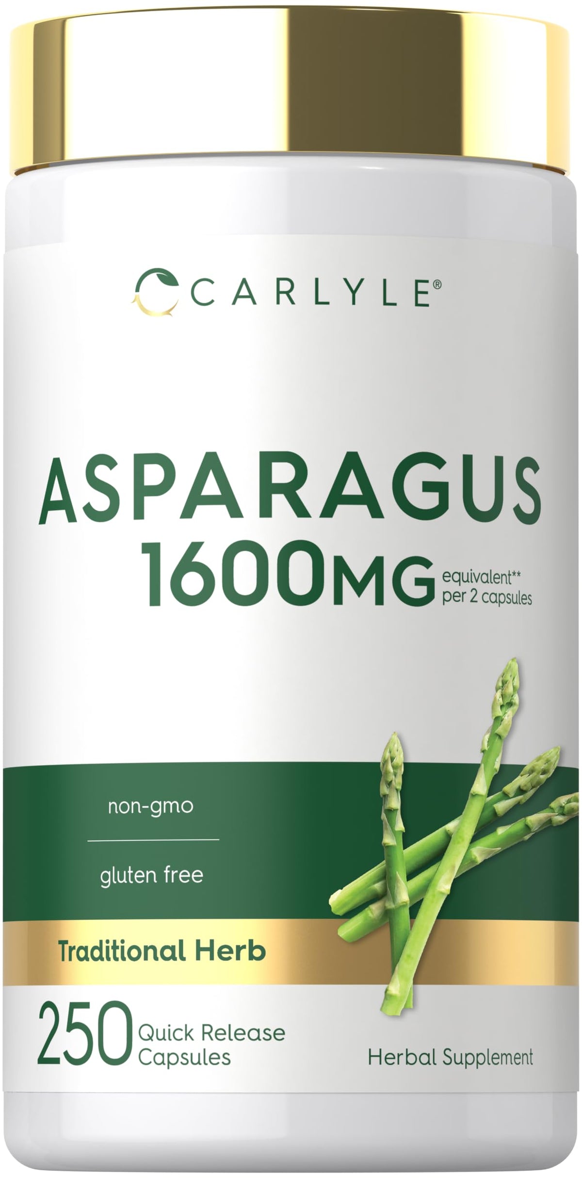 Carlyle Complément Alimentaire Asperge 250 Capsules Poudre - vue avant