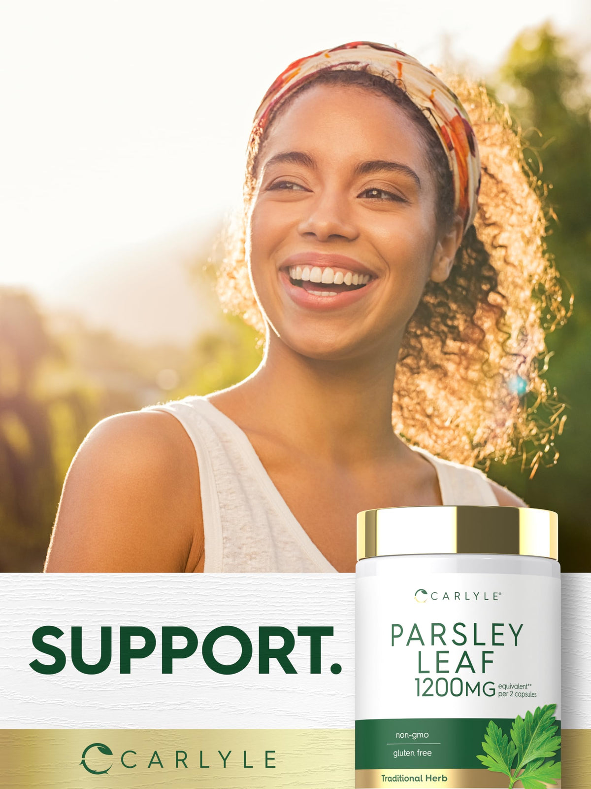 Carlyle Complément Alimentaire Feuille de Persil 300 Capsules avec d'autres compléments alimentaires