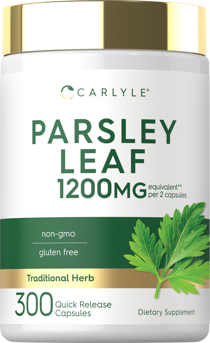 Carlyle Complément Alimentaire Feuille de Persil 300 Capsules vue de face