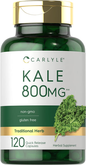 Carlyle Complément Alimentaire Kale 120 capsules vue avant