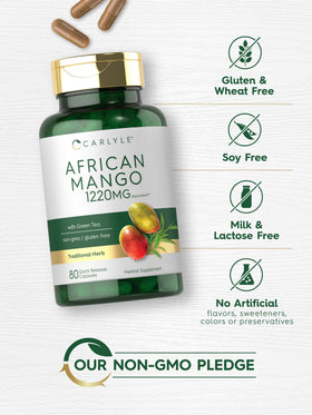 Carlyle Complément Alimentaire Mangue Africaine 80 Capsules ouverte